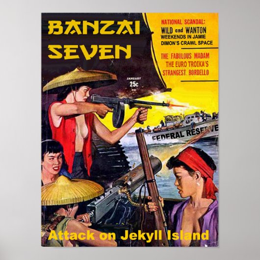 Banzai Seven - Aanval op Jekyll Island Poster (Voorkant)