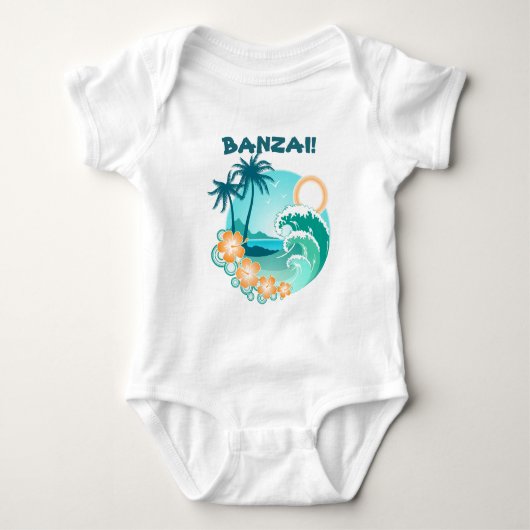 Banzai Surfing Romper (Voorkant)