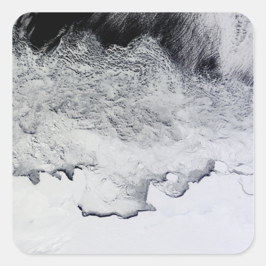 Banzare, Sabrina en Boedd-kust, Antarctica Vierkante Sticker (Voorkant)