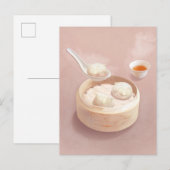 Bao Baby - Theetijd Bao Buddies Aankondigingskaart (Voorkant / Achterkant)