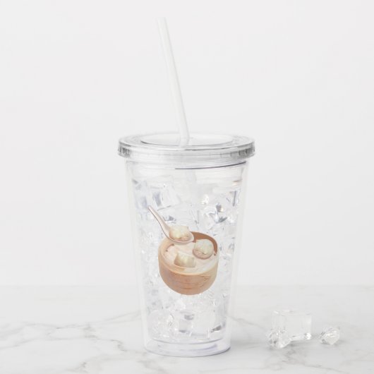 Bao Baby - Theetijd Bao Buddies Acryl Drinkbeker (Voorkant ijs)