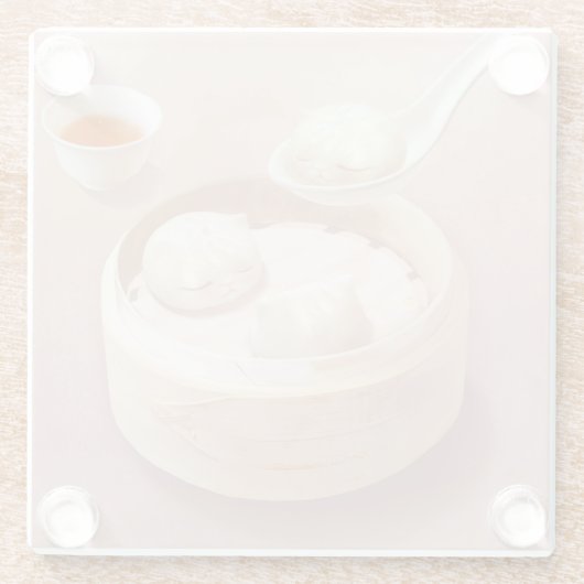 Bao Baby - Theetijd Bao Buddies Glazen Onderzetter (Achterkant)