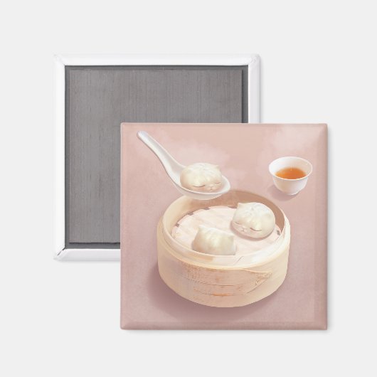 Bao Baby - Theetijd Bao Buddies Magneet (Voorkant / Achterkant)