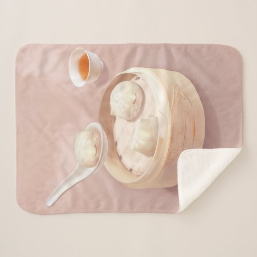 Bao Baby - Theetijd Bao Buddies Sherpa Deken (Voorkant (horizontaal))