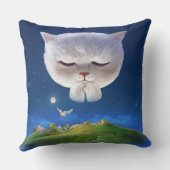 Bao Bao: Floating Among Stars Night Sky Dream Kussen (Achterkant)