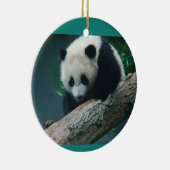 Bao Bao Giant Panda Cub-versiering Keramisch Ornament (Rechts)