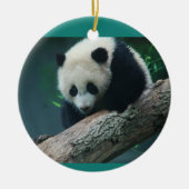 Bao Bao Giant Panda Cub-versiering Keramisch Ornament (Voorkant)