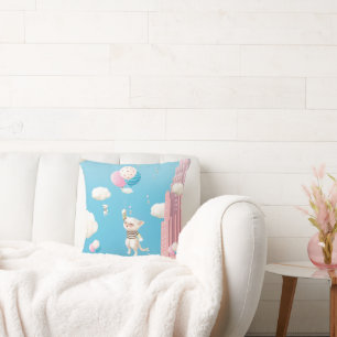 Bao Bao: Opwaarts Gebonden Kittens Ballon Fantasie Kussen