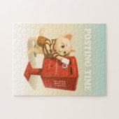 Bao Bao: Posting Time with Retro Taiwan Mailbox Legpuzzel (Horizontaal)