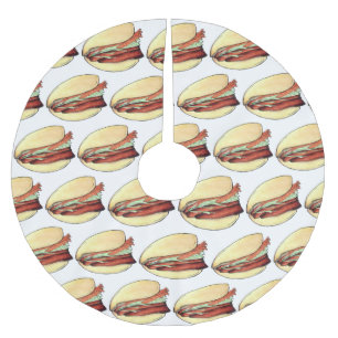 Bao Buns Porkbelly Lotus Bun Chinese Food Print Kerstboom Rok