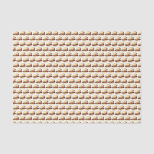 Bao Buns Porkbelly Lotus Bun Chinese Food Print Tissuepapier (Voorkant)