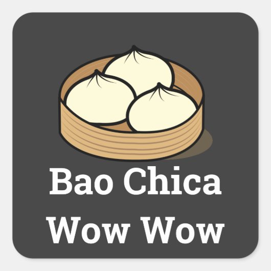 Bao Chica Wow Sticker (Voorkant)