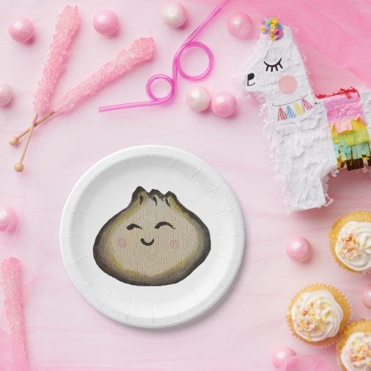 Bao Dumpling Papieren Bord (Feest)
