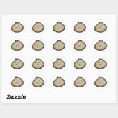Bao Dumpling Ronde Sticker (Vel)