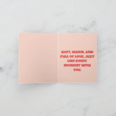 Bao Love You Now And Forever beroemd gemaakt door  Kaart (Binnen)