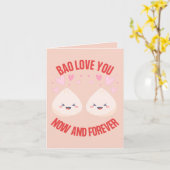 Bao Love You Now And Forever beroemd gemaakt door  Kaart (Gele Bloem)