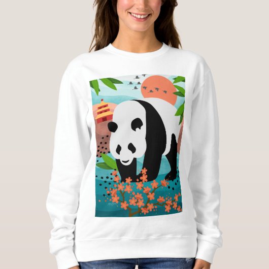 BAO SHI - Panda-shirten - kies stijl en grootte Trui (Voorkant)