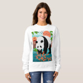 BAO SHI - Panda-shirten - kies stijl en grootte Trui (Voorkant volledig)