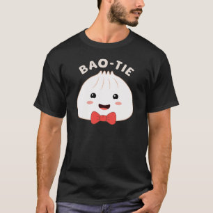 Bao Tie vlinderdas Aziatisch eten woordgrap T-shirt