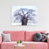 Baobab (Adansonia Digitata), Luanda Canvas Afdruk (Insitu (Woonkamer))