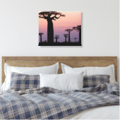 Baobab Alley', Madagascar, Morondava, Afrika, Canvas Afdruk (Insitu (Slaapkamer))