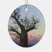 Baobab-bomen, Berenty, Toliara, Madagaskar Keramisch Ornament (Links)