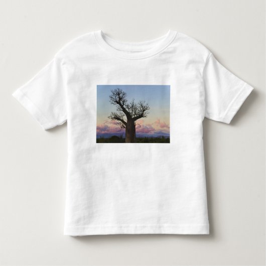 Baobab-bomen, Berenty, Toliara, Madagaskar Kinder Shirts (Voorkant)