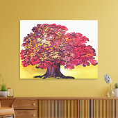 Baobab-boom Canvas Afdruk (Insitu (Woonkamer))