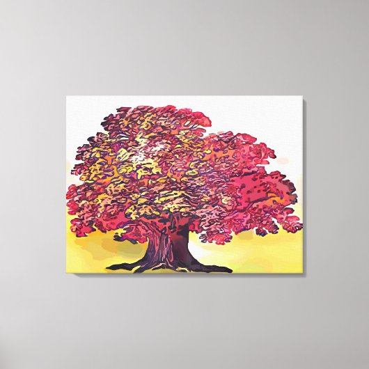 Baobab-boom Canvas Afdruk (Voorkant)