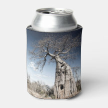 Baobab-boom op foto van het nationale park van Man