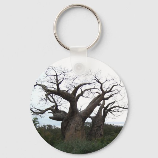 Baobab Boom Sleutelhanger (Voorkant)