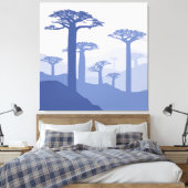 Baobab - De boom van het leven Canvas Afdruk (Insitu (Slaapkamer))