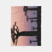 Baobab Laan', Madagaskar, Morondava, Afrika, Fleece Deken (Voorkant)