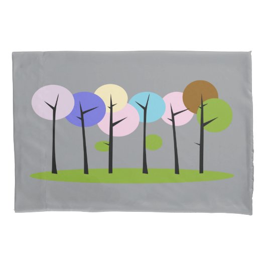 Baobab Sunset Pillow - Afrikaans silhouet Kussensloop (Voorkant)