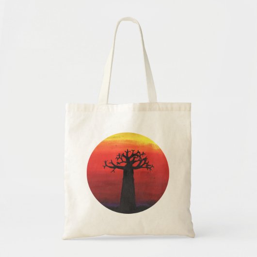 Baobab Sunset Tote Bag (Voorkant)