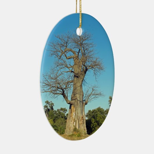 BAOBAB TREE KERAMISCH ORNAMENT (Rechts)