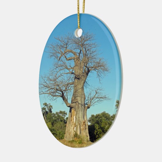 BAOBAB TREE KERAMISCH ORNAMENT (Links)