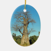 BAOBAB TREE KERAMISCH ORNAMENT (Voorkant)