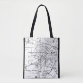 Baoding China Kaart Tote Bag (Voorkant)