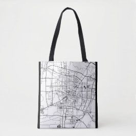 Baoding China Kaart Tote Bag