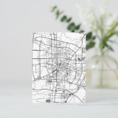 Baoding China Map Briefkaart (Staand voorkant)