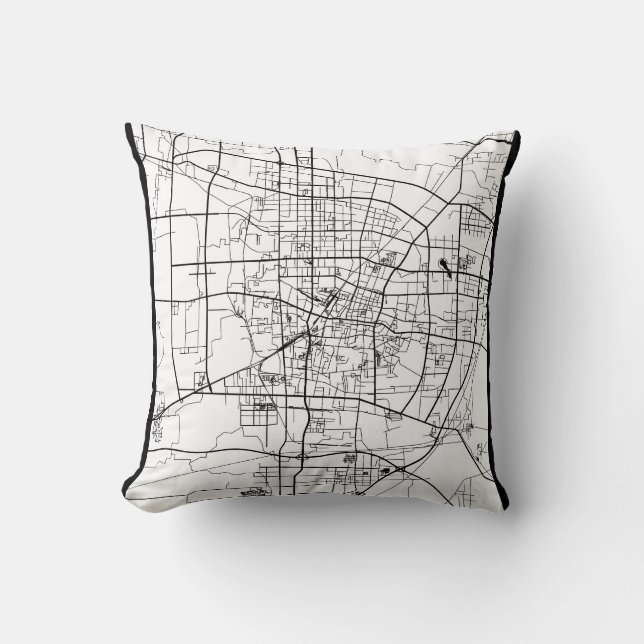 Baoding China Map Kussen (Voorkant)