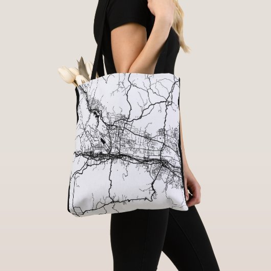 Baoji China City Map Tote Bag (Dichtbij)