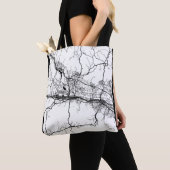 Baoji China Stadkaart Tote Bag (Dichtbij)