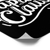 Bapa Claus Christmas Santa's Pajama Family Matchin Poster (Hoek)