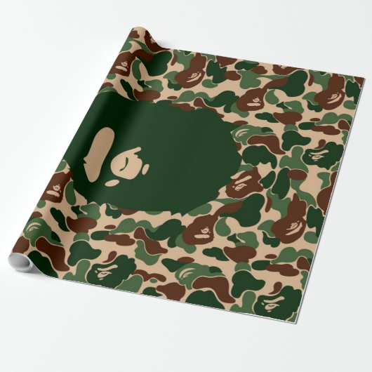 bape Camo monkey hypebeast Cadeaupapier (Uitgerold)