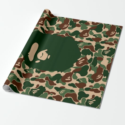 bape Camo monkey hypebeast Cadeaupapier (Uitgerold)