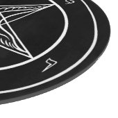 Baphomet 12-inch snijvlak glas snijplank (Hoek)