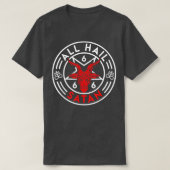 Baphomet all Hail Satan Devil Goat Bafomet T-shirt (Design voorkant)