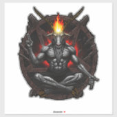 Baphomet Ascant: Dark Wisdom Sticker (Vel)